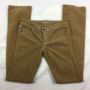 Level 99 Tan Corduroy bootcut Jeans 27  3% spandex